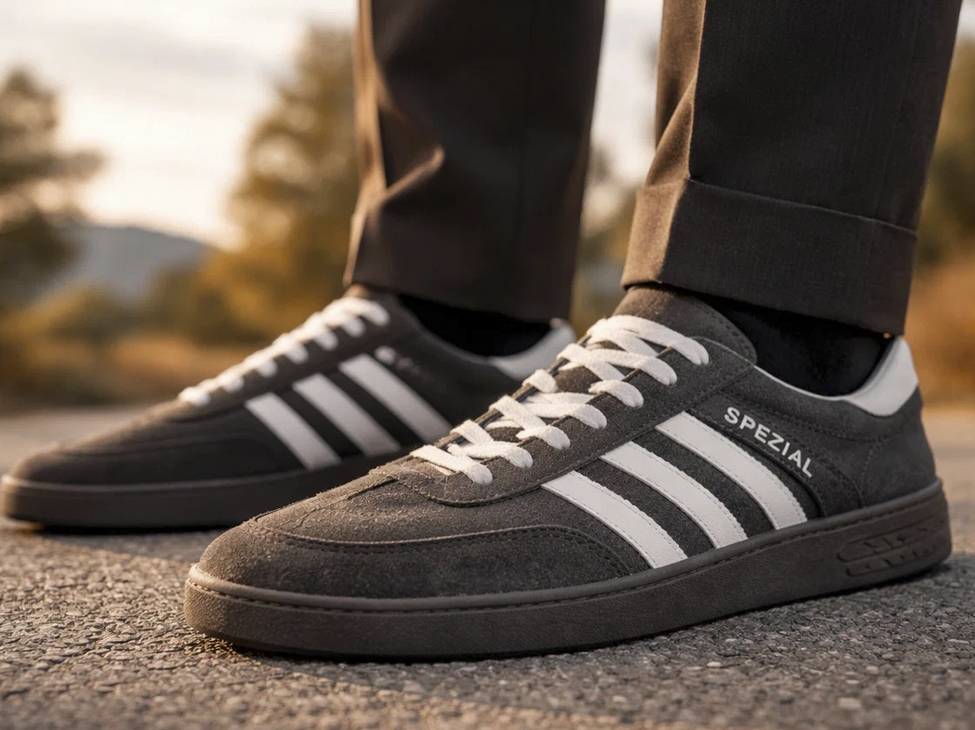 Кроссовки под брюки и джинсы для мужчины: Adidas Spezial